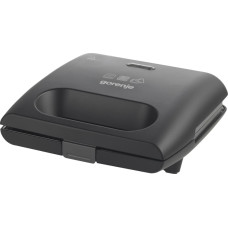 Gorenje | SM703GCB | Sandwich maker | 700 W | Number of plates 3 | Number of pastry 2 | Black