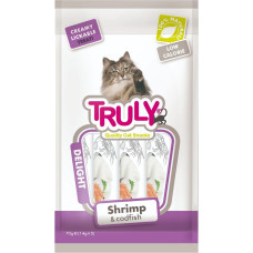 Truly - Cat Creamy Lickable Shrimp & Codfish 70g - (WP11377)