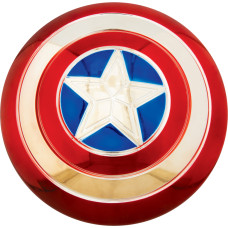 Rubies - Captain America Electroplated Metallic 12 Shield (34947)