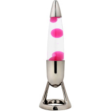 Itotal - Missile LED Lava Lamp with Color-changing Light - Pink - Diameter 10.7 cm x Height 36.5 cm