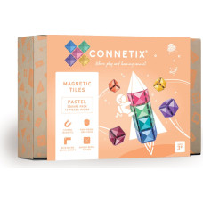Connetix - Pastel Square Pack 40 Pieces (CT-P-00040-SQ)