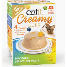 Catit - Creamy Cups Mousse Mix Pack - 4x25g