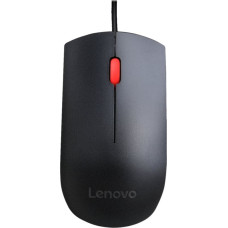 Lenovo Essential USB Wired Mouse, 1600 DPI, 1.8 m, 3 Buttons, Black | Lenovo | Essential USB Mouse | Optical sensor | wired | Black