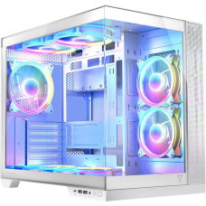 Modecom Computer case Volcano Panorama APEX ARGB 7F MIDI white