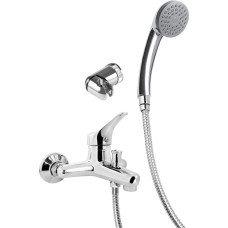 Deante Wall-mounted bathtub mixer with shower set