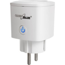 Greenblue WiFi remote controlled socket, Android/iOS/Alexa/Google Home, energy cons. Energy, timer, max 3680W, type F, GB720 F