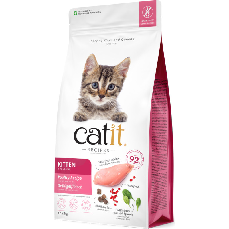 Catit - Premium Dry Food for Kittens - Chicken - 2 kg