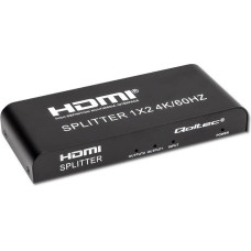 Qoltec Active HDMI Splitter 2 x HDMI 4Kx2K, 6bps