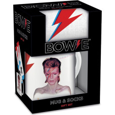 David Bowie Mug & Sock Set - UK sizes 3-8 (EU 36-41)
