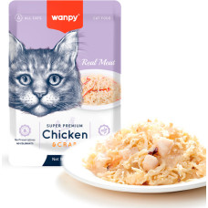 Wanpy - Wanpy Cat Retort Pouch Chicken & Crab 85g - 85g