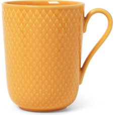 Lyngby Porcelæn - Rhombe Color Mug With Handle 33 cl - Yellow