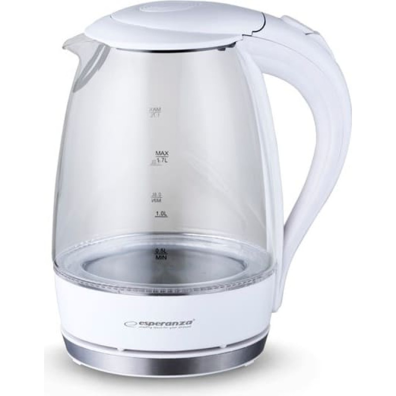 Esperanza Electric kettle 1,7L SALTO ANGEL white