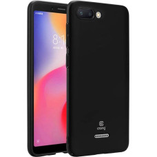 Crong Smooth Skin - Etui Xiaomi Redmi 6A (czarny)