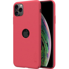 Nillkin Super Frosted Shield - Etui Apple iPhone 11 Pro Max z wycięciem na logo (Bright Red)