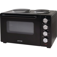 Gorenje | Mini Oven | OM30GBX | 30 L | Number of burners/cooking zones 2 | 1600 W | Black