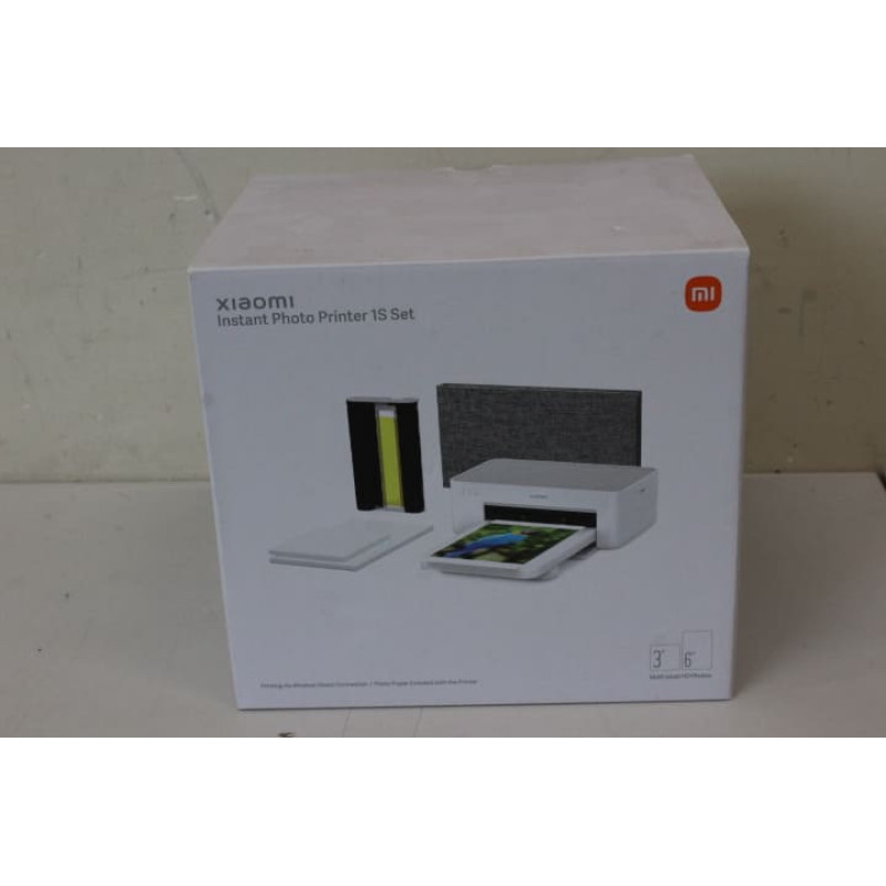 Xiaomi Instant Photo Printer 1S Set EU | Colour | Thermal | Photo Printer | Wi-Fi | Maximum ISO A-series paper size Other | White | USED, MISSING:POWER ADAPTER, MANUALS AND ALBUM