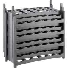 Rotho Vario Wine Rack Anthracite - Stand for 6 Bottles