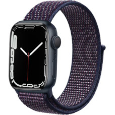 Crong Nylon - Pasek sportowy do Apple Watch 42/44/45/49 mm (Midnight Blue)