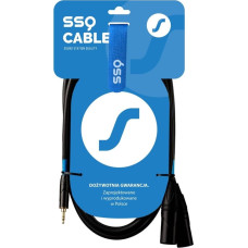 Sound Station Quality (Ssq) SSQ MIXLR3 - Cable Jack Stereo 3,5 mm - 2x XLR 3 m