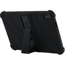 Prestigio Solutions Tablet case for Prestigio Solutions Virtuoso PSTA101, soft rubber with extra protection on the corners, with kickstand. Color black.