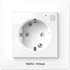 No Name Wireless outlet with current measurement, white, FF-230 Tech Controllers
