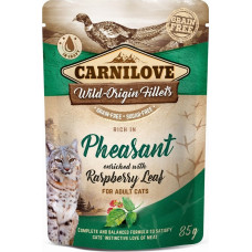Carnilove CAT POUCH Wet cat food Pheasant, Raspberry Leaf 85 g
