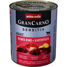 Animonda GranCarno Adult Sensitiv Beef with potatoes - wet dog food - 800g