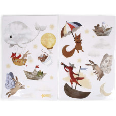 Filibabba - Dreamy Adventurers Wallstickers - Flerfarvet - 36-144 M (FI-03821)