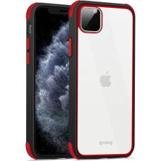 Crong Trace Clear Cover - Etui iPhone 11 Pro (czarny/czerwony)
