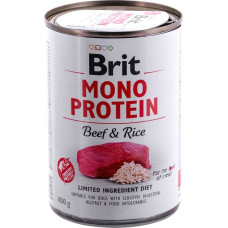 Brit Mono Protein Beef & Rice - wet dog food - 400g