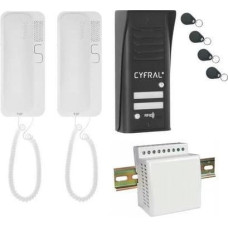 Orno INTERCOM CYFRAL COSMO 2-TENANT BLACK