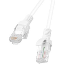 Lanberg PATCHCORD KAT.6 UTP 1M BIAŁY FLUKE PASSED LANBERG 10-PACK