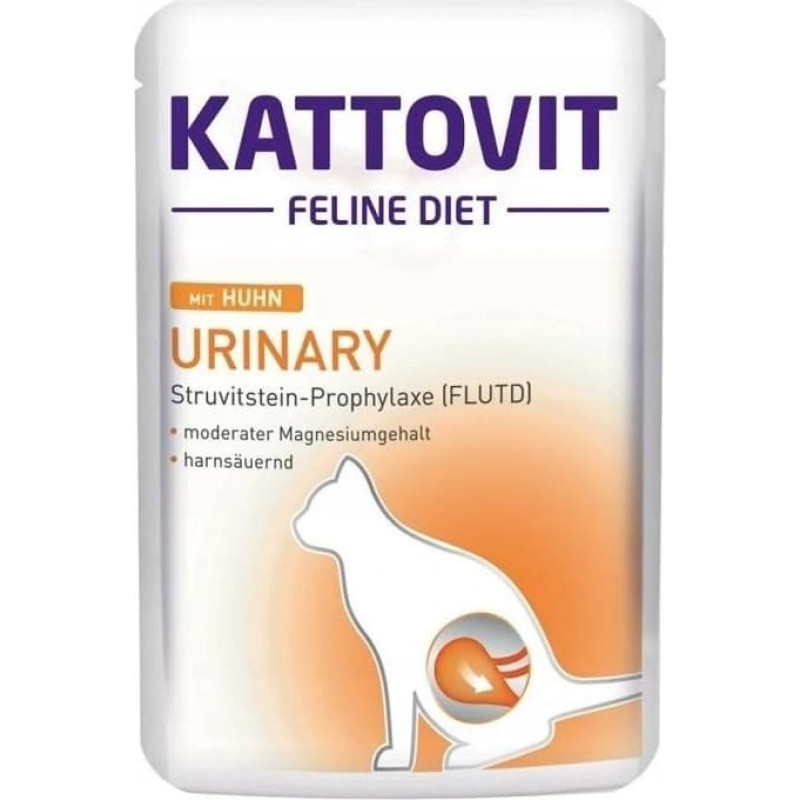 Kattovit Feline Diet Urinary Chicken - wet cat food - 85g