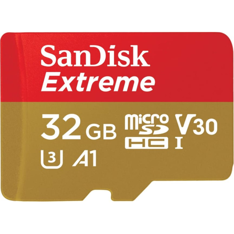 Sandisk Memory card Extreme microSDHC 32GB 100/60 MB/s A1 V30 GoPro