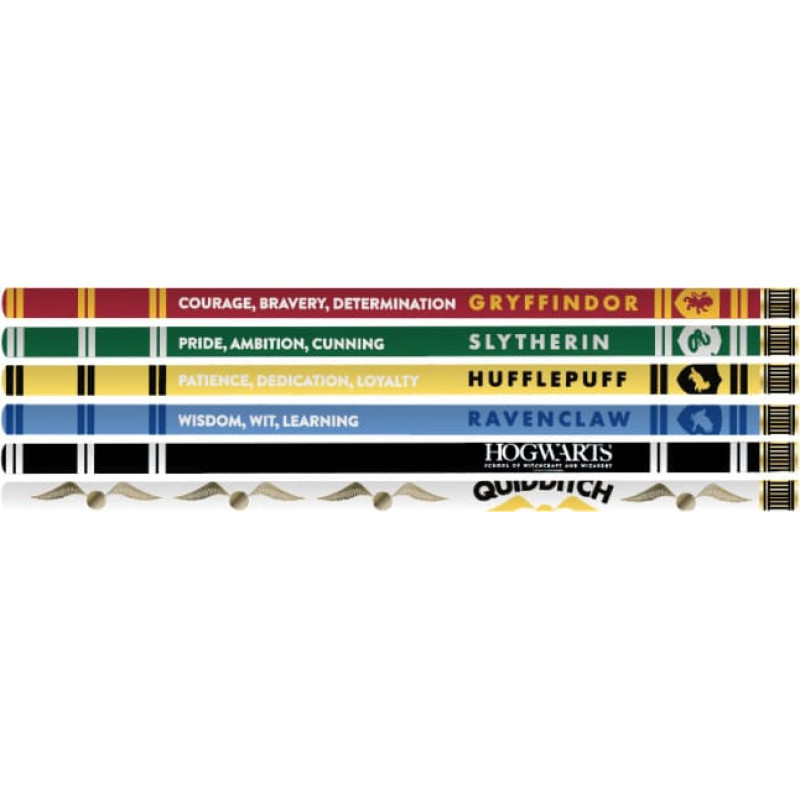 Harry Potter - Zestaw ołówków w pudełku House Pride 6 szt.