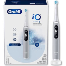 Oral-B | Toothbrush | iO Series 6 | Rechargeable | For adults | Number of brush heads included 1 | Number of teeth brushing modes 5 | Grey Opal