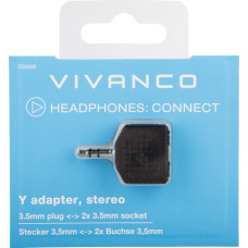 Vivanco adapter 3,5mm - 2x3,5mm (39269)