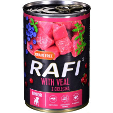 Dolina Noteci Rafi Junior with veal, cranberry, and blueberry - Wet dog food 400 g