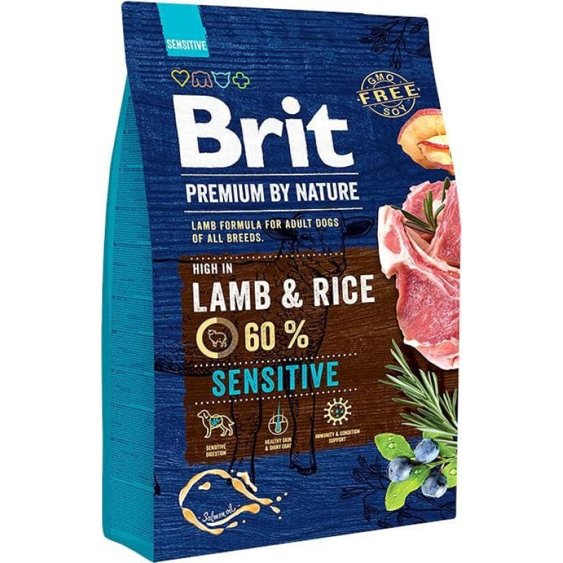Brit Premium by Nature Sensitive Lamb with rice - dry dog food - 3 kg