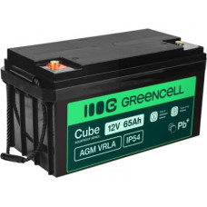 Green Cell Battery AGM VRLA 12V 65Ah IP54