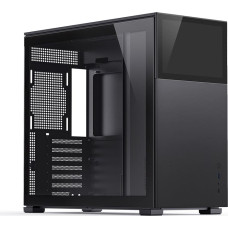 Jonsbo D41 Screen ATX Case, Tempered Glass - black