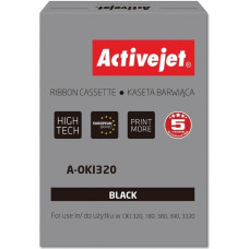 Activejet A-OKI320 Ribbon (replacement OKI 9002303; 3000000 characters; Supreme; black) 100 pieces