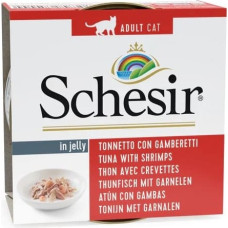 Agras Pet Foods SCHESIR in jelly Tuna with shrimps - wet cat food - 85 g