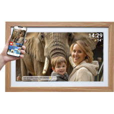 Denver PFF-2162LW digital photo frame Light brown 54.6 cm (21.5