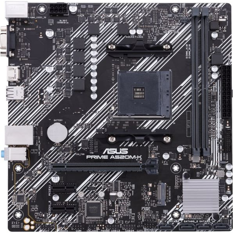 Asus PRIME A520M-K AMD A520 micro  ATX