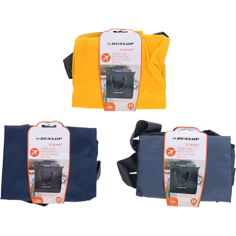Dunlop – Składana torba podróżna / na zakupy, bagaż podręczny (szary)