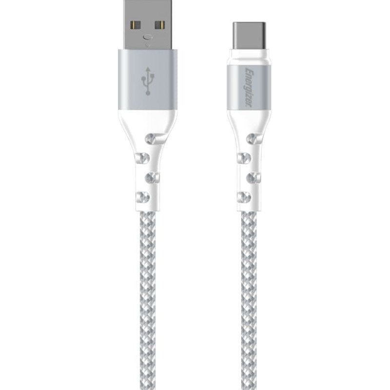 Energizer Ultimate - Kabel połączeniowy USB-A do USB-C 2m (Biały)