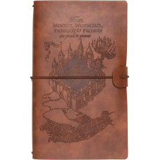 Harry Potter - Skórzany notatnik podróżny 12x19,6 cm (Brązowy)