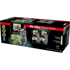 Sheba Kitten Selection of Flavors in Sauce - wet cat food - 40x85 g