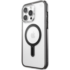 Speck Presidio Perfect-Clear ClickLock & MagSafe - Etui iPhone 15 Pro Max (Clear / Frosted Black / Slate Grey)